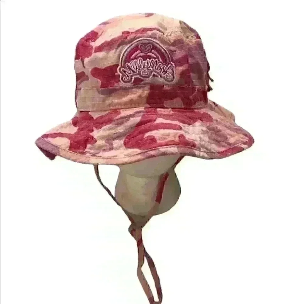 MillyNook Pink Camo Hat with Adjustable Strap